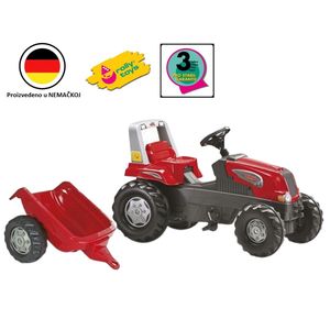 Rolly Toys Traktor junior sa kid prikolicom crveni