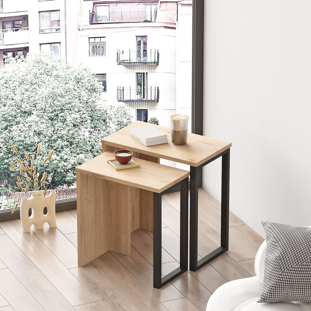 Nesting Table On7-S - Walnut  (2 Pieces) slika 2