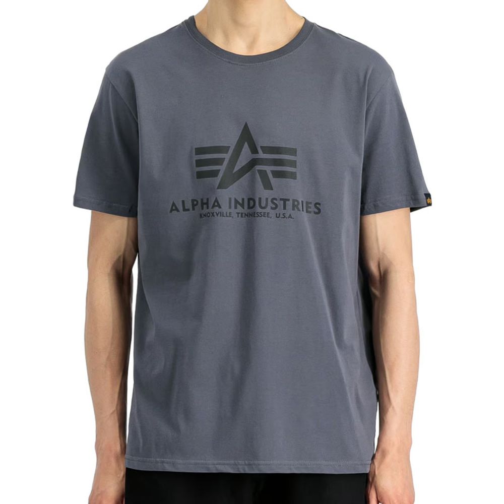 Alpha Industries Muška majica kratkih rukava Basic, Siva slika 1