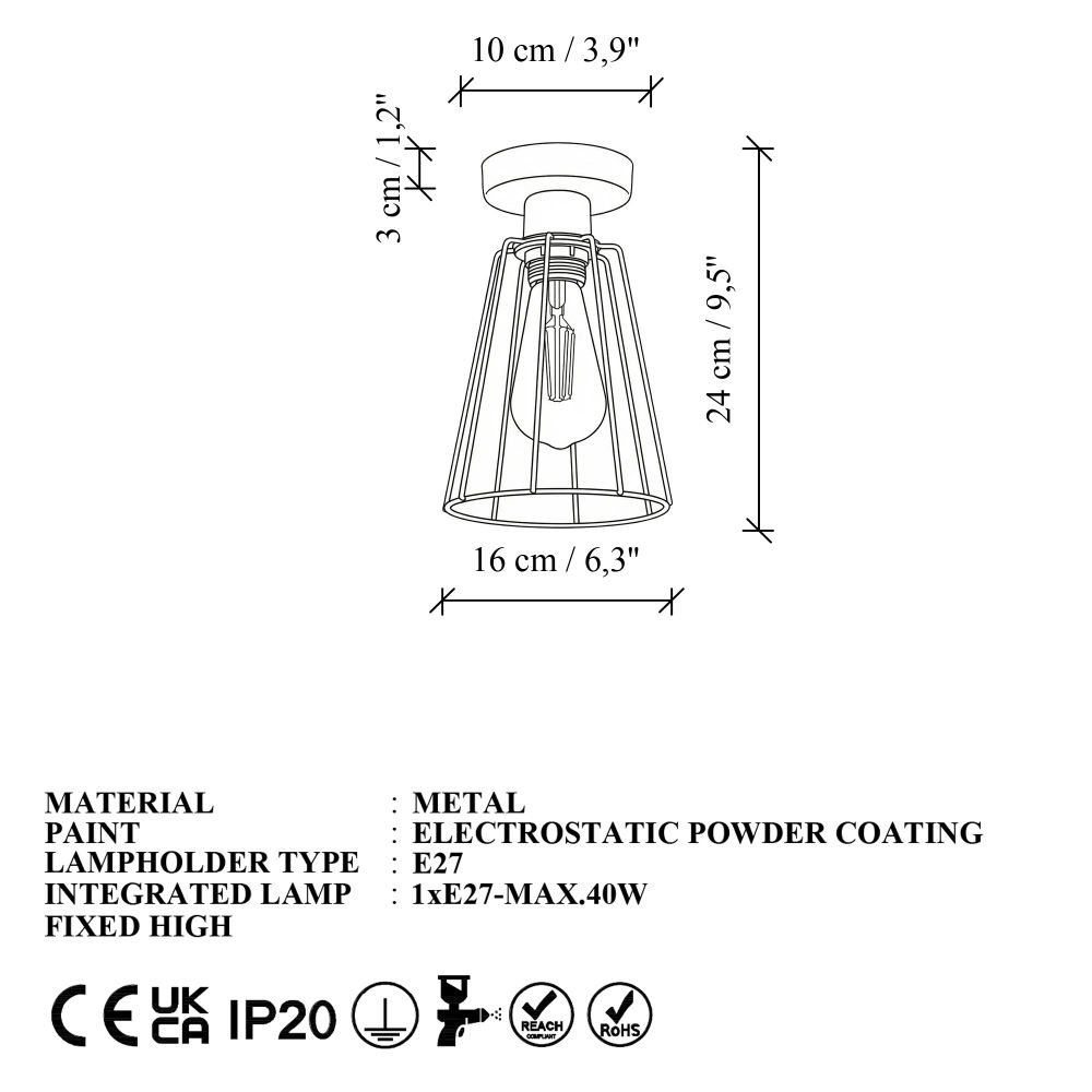 Luster Konıktel – 6641 – P – Crna slika 9