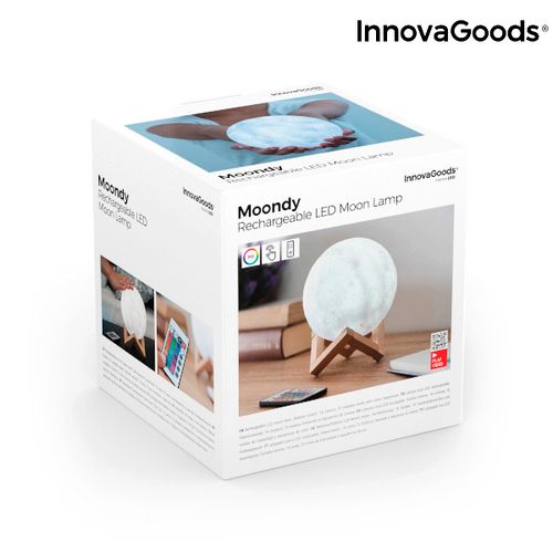 InnovaGoods Moondy punjiva LED svjetiljka oblik mjeseca slika 3