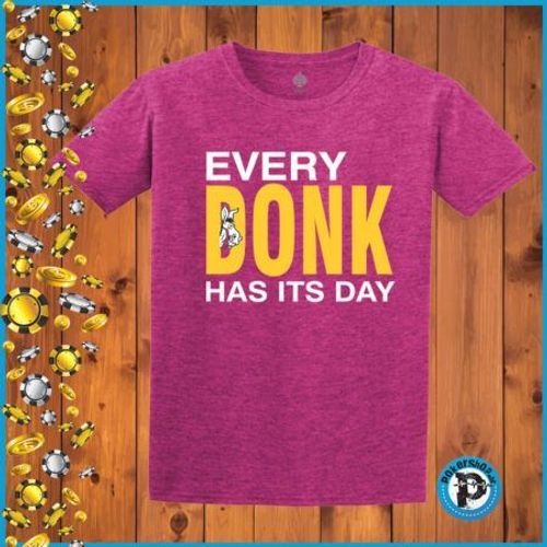 Poker majica "Every Donk", ljubičasta slika 1