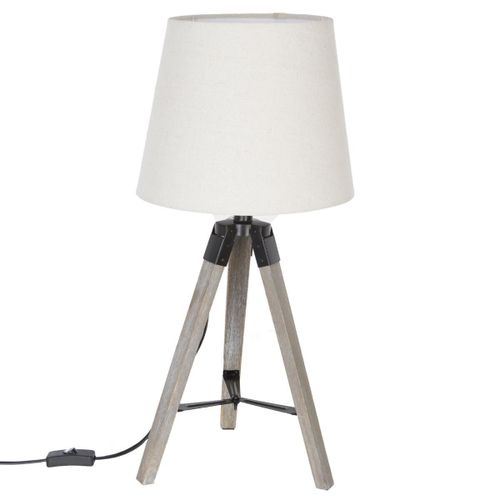 Atmosphera lampa 26x58cm poliester/abs/metal slonova kost slika 1