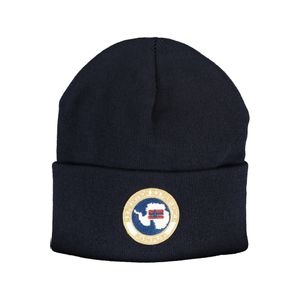 NAPAPIJRI MEN'S BLUE BEANIE