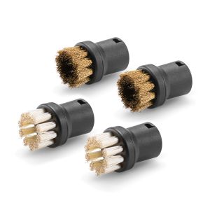 Karcher set četkica za parni čistač, 2 mesingane i 2 PVC