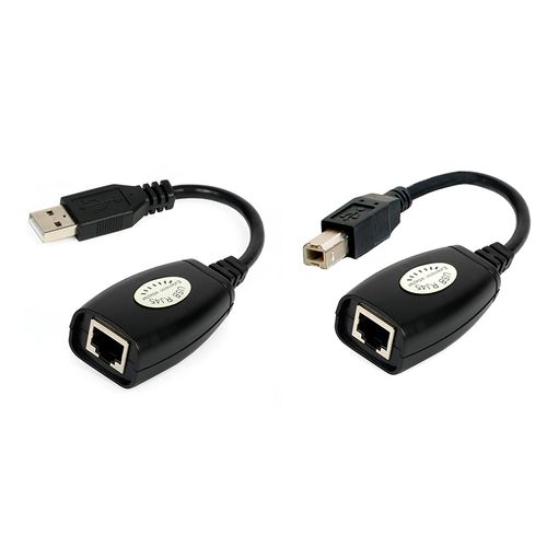 USB extender UEX-050 do 50m + printer port slika 1