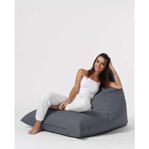 Atelier Del Sofa Vreća za sjedenje, Pyramid Big Bed Pouf - Fume slika 4