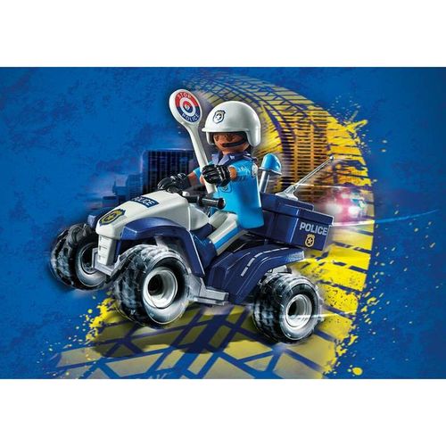 Set za Igru Vozila Playmobil Speed Quad City Action 71092 Policija (21 pcs) slika 4