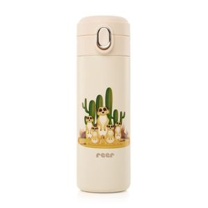 Reer Flašica za piće sa slamkom 350ml, Cream White