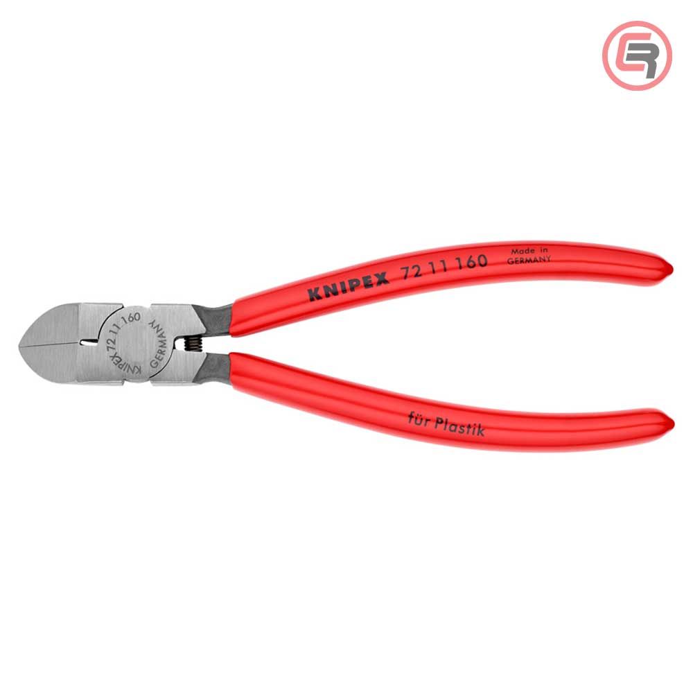 Knipex Kliješta Bočna Sječa - Sječice Kutna 45* Za Plastiku 160 mm - 72 11 160 slika 3