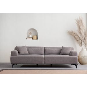 Sofa Jaguar 3 - Smeđa, Siva Smeđa, Troosjed