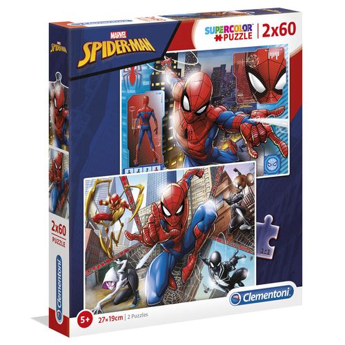 Marvel Spiderman Puzzle 2x60 komada slika 2