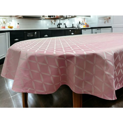 Stolnjak Okrugli 150cm Pink lotos slika 1