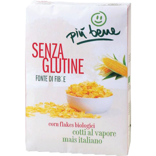 PIU BENE pahuljice kukuruzne bez glutena 375g slika 1