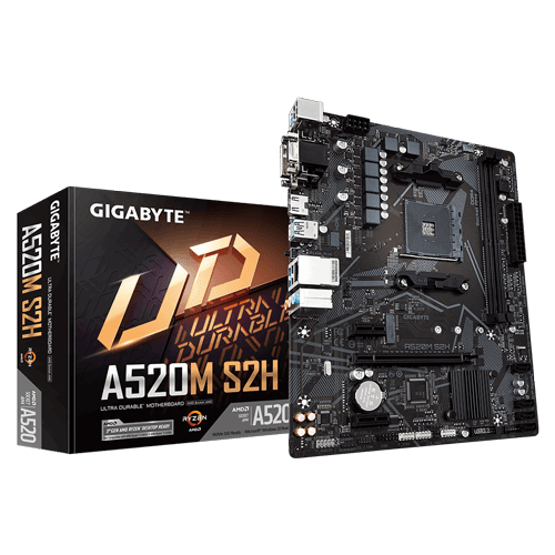 MB Gigabyte AMD AM4 A520M S2H slika 1