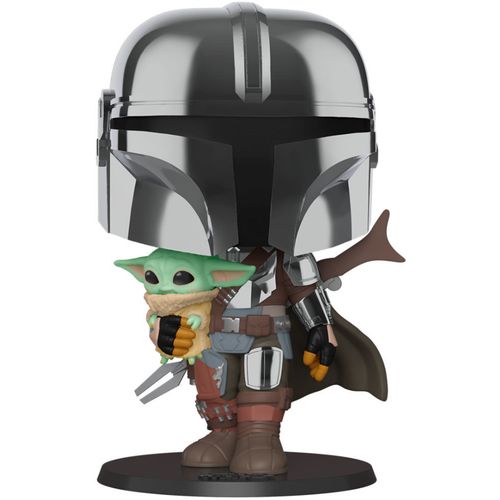 POP figure Star Wars Mandalorian - Mandalorian with Yoda Child 25cm slika 1