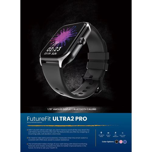 HIFUTURE ULTRA2PRO CRNI Pametni sat slika 6