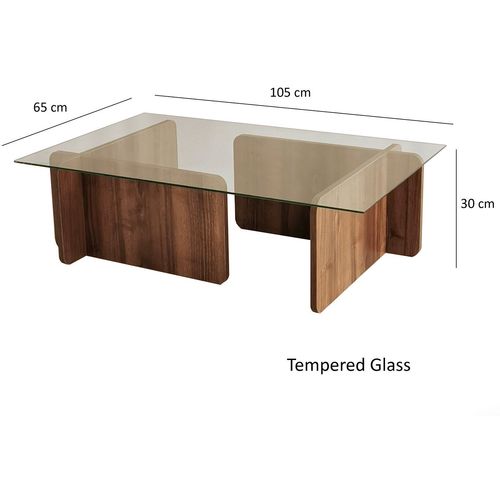 Escape Walnut Coffee Table slika 9