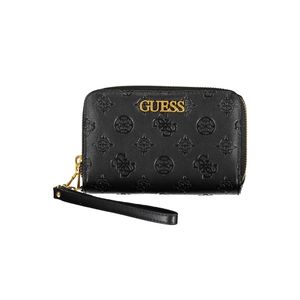 GUESS JEANS WOMEN'S WALLET BLACK