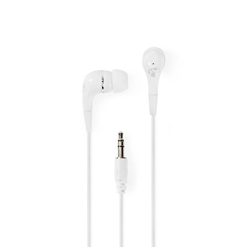 Slušalice NEDIS HPWD1001WT, in-ear, 3.5mm, bijele slika 1