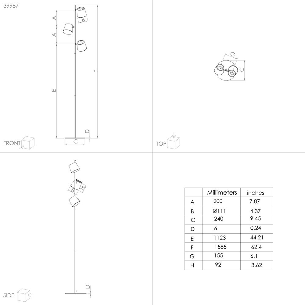 ALTAMIRA Podna lampa slika 5