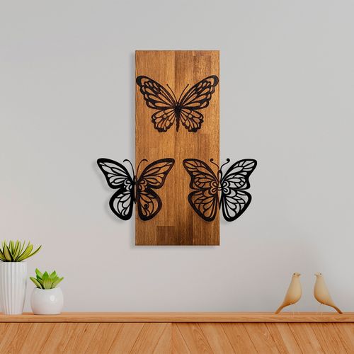 Wallity Drvena zidna dekoracija, Butterflies 1 slika 1