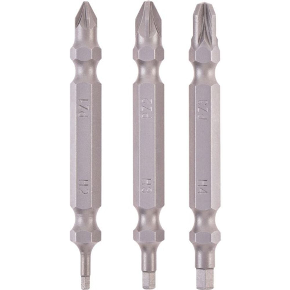 Set 3 dvostrana bita, 65 mm, PZ/Hex slika 1