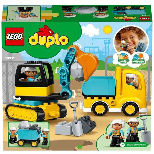 Playset Lego DUPLO Construction 10931 Truck and Backhoe slika 4