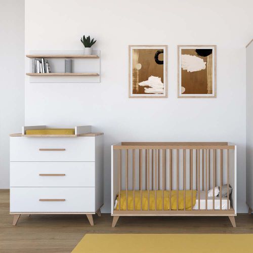 Faktum Flip polica za zid, White-Oak slika 3