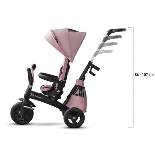 Kinderkraft Tricikl EASYTWIST roza slika 14