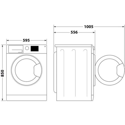 Indesit BWE 71295X WSV EE Veš mašina, 7 kg, 1200 rpm, Dubina 57.5 cm slika 9