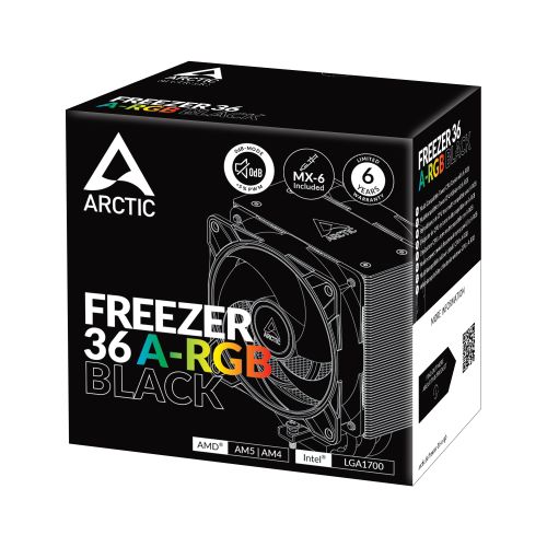 ARCTIC Freezer 36 A-RGB Black, hladnjak za INTEL/AMD desktop procesore slika 5