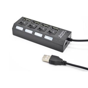 USB HUB 4in1 HUB-215 crni hi-speed