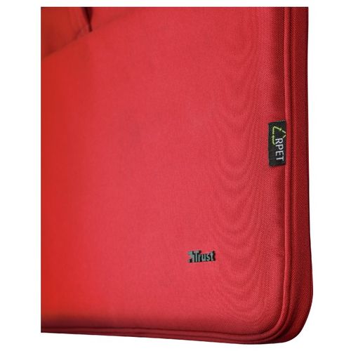Trust torba laptop 16'' crvena Bologna ECO-Friendly, slim model za laptope 16'' slika 3