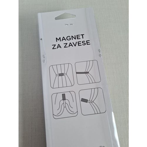 Magnet za zavese WOOD Y276 - Dark Grey slika 2