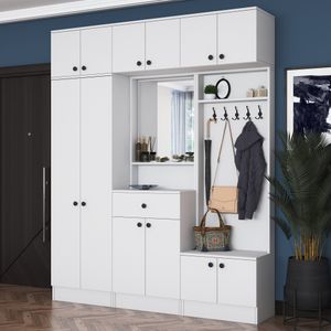 EA104 - 2569 Bijeli Stalak za Hodnik