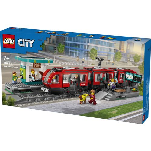 LEGO® CITY 60423 Tramvajska stanica u centru slika 1