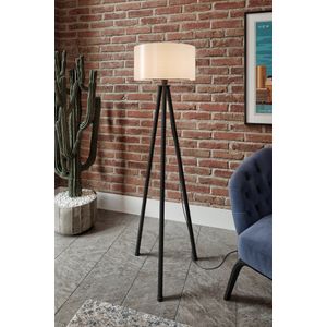 Podna Lampa KS-11101 u Boji: Krem i Crna