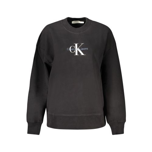 CALVIN KLEIN SWEATSHIRT WITHOUT ZIP WOMEN BLACK slika 1