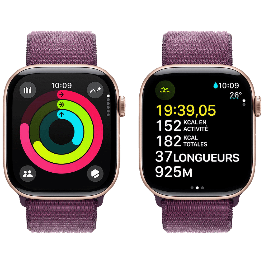 Apple Pametni sat, 1.96" LTPO3 OLED zaslon, vodootporan BT, WiFi - Watch Series 10 GPS 46mm Rose Gold slika 4