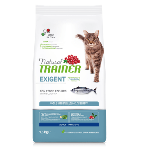 Trainer Natural Cat Exigent Plava Riba 300g slika 1