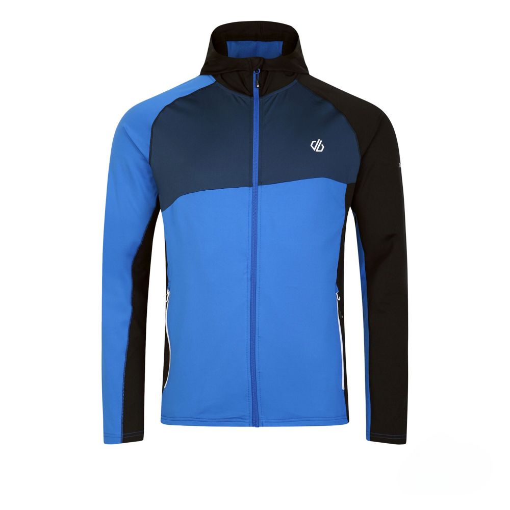 Dare2B Muški duks na kopčanje Touring Stretch, Olympian Blue/Moonlight Denim slika 1