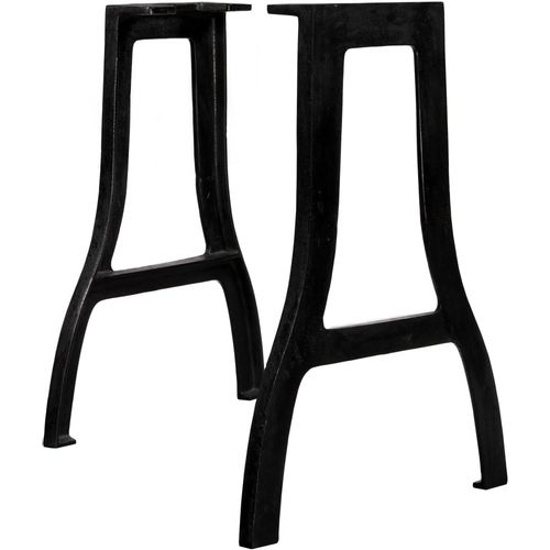 Noge za blagovaonski stol od lijevanog željeza 2 kom u obliku A slika 47