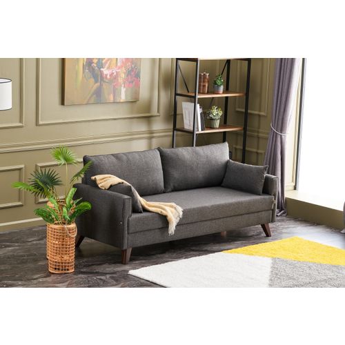 Atelier Del Sofa Trosjed na razvlačenje, Antracit, Bella Sofa Bed - Anthracite slika 2