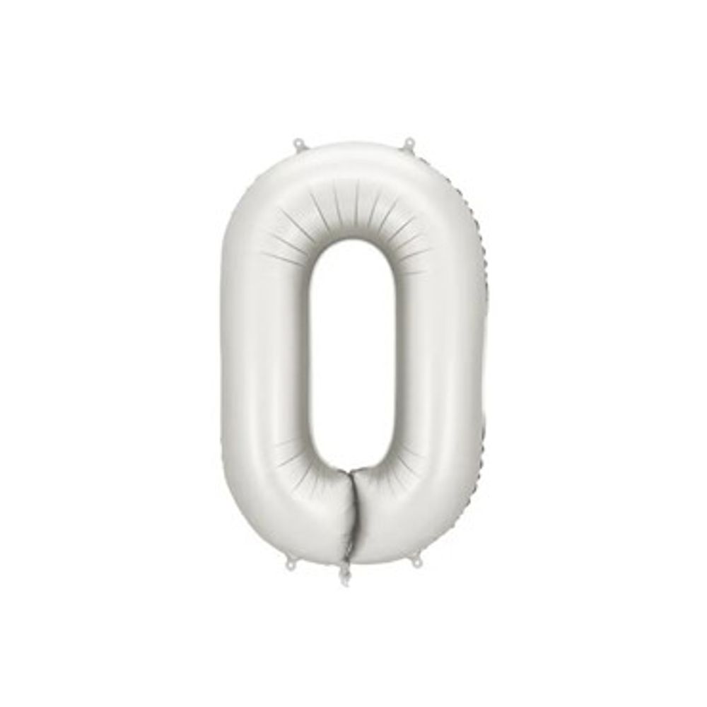 FB1S-0-018 Folijski balon 0 - 86 cm, Srebrni slika 1