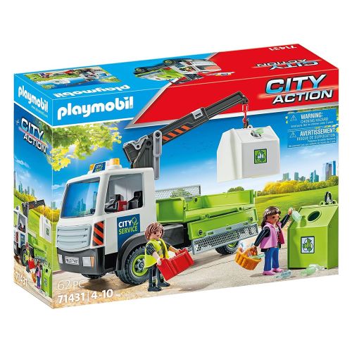 Playmobil City action Kamion za reciklažu stakla slika 2