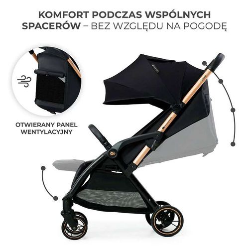 Kinderkraft Kolica Apino Raven Black slika 2