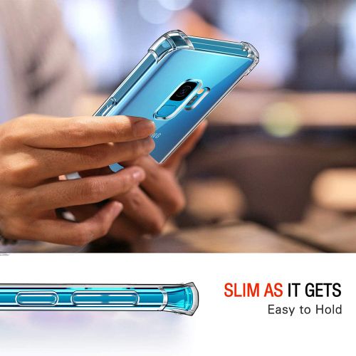 Techsuit Shockproof Clear Silicone prozirna maskica otporna na udarce za Samsung Galaxy S9 slika 6