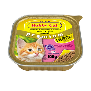 Hobby Cat Premium hrana za mlade mačke Piletina 100g