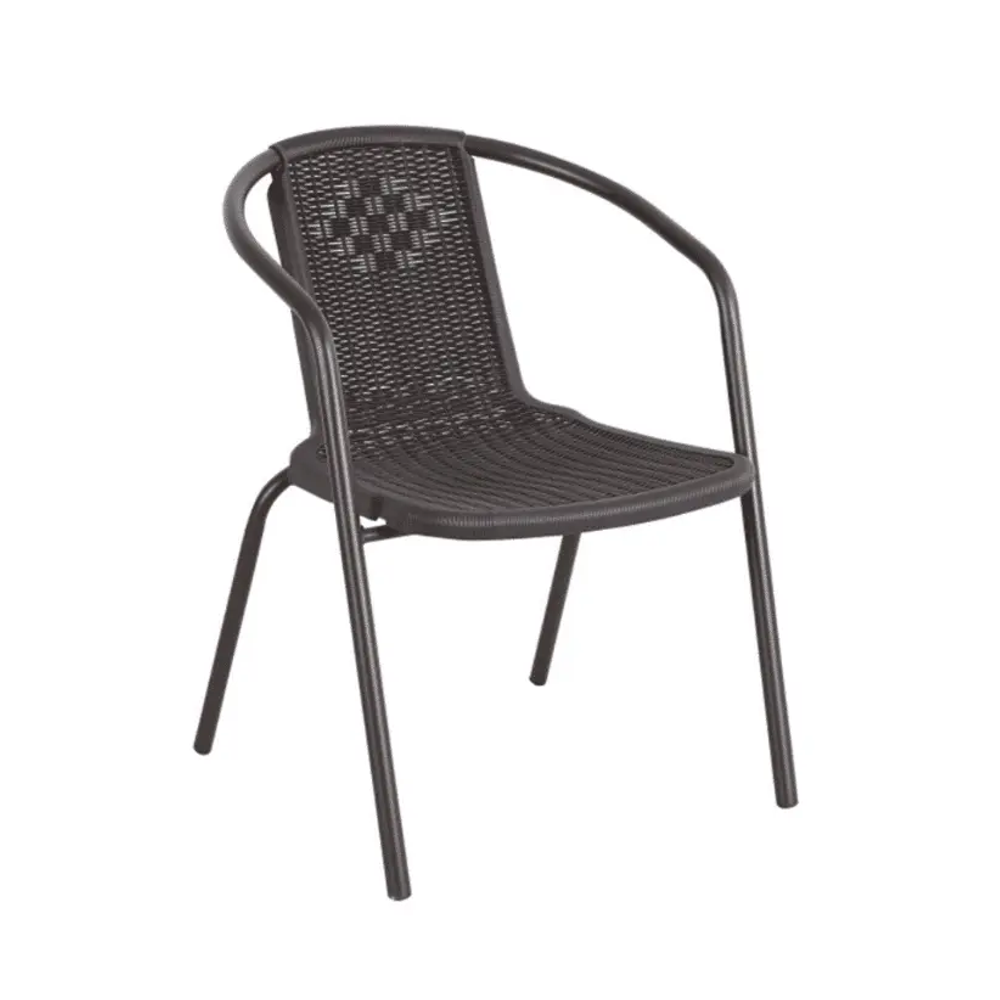 Vrtna PE ratan stolica 73 x 42 x 54 cm slika 1
